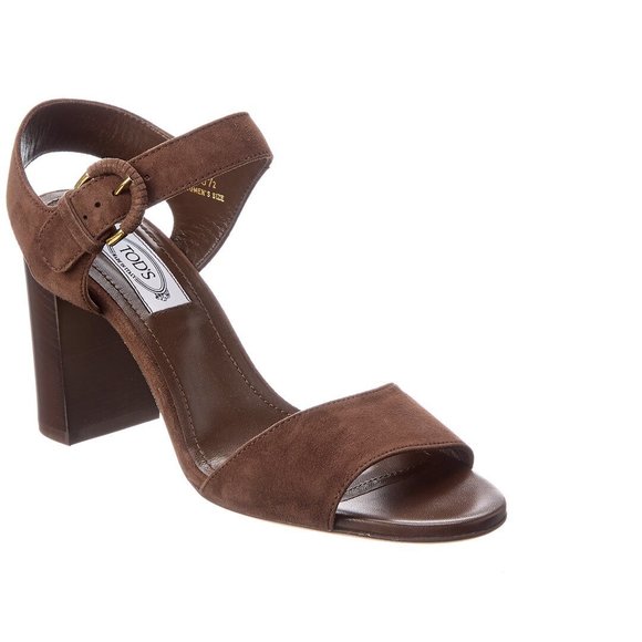TODs Suede Sandal